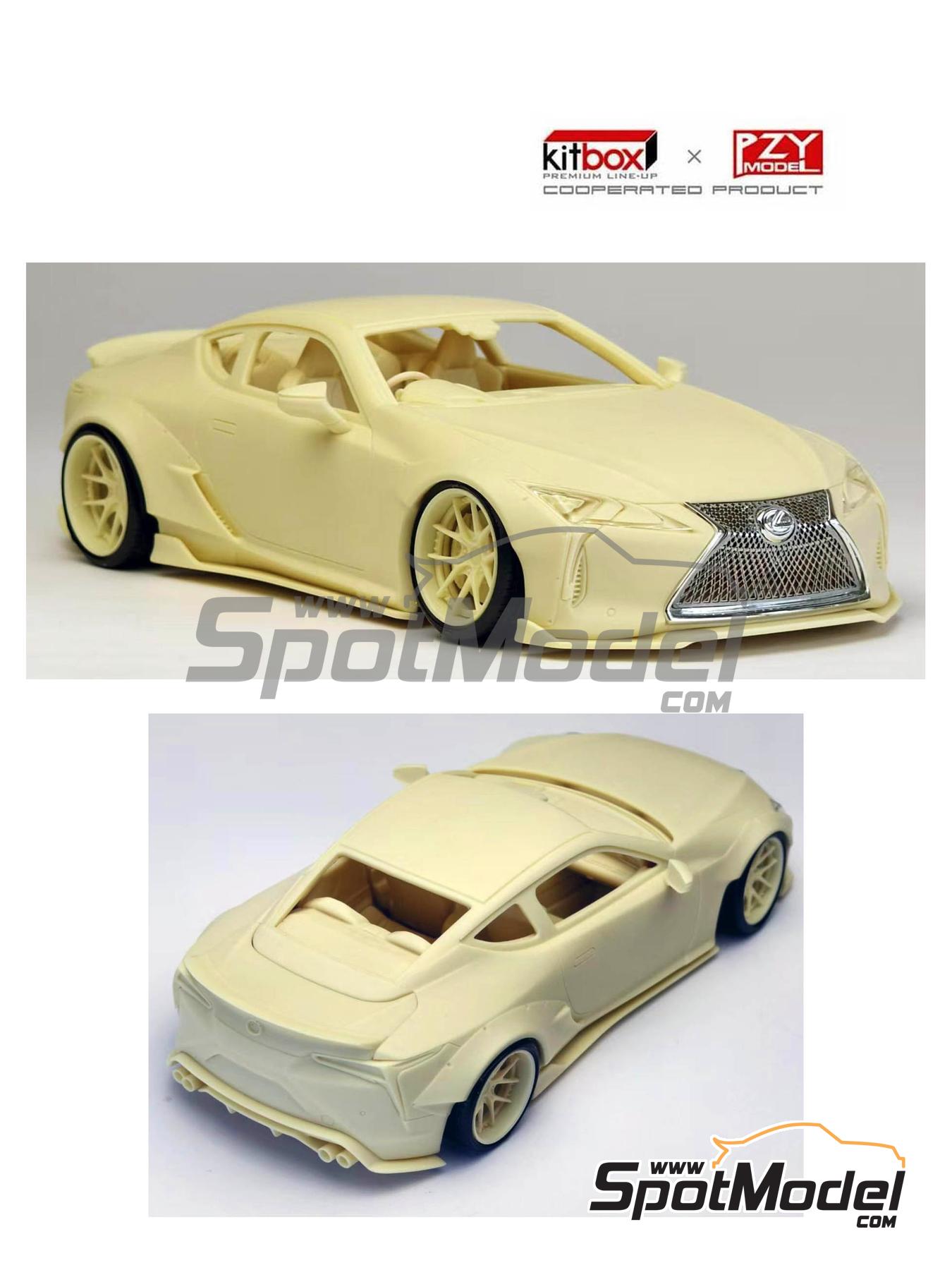製作中 PZY Model LEXUS LC500 KUHL Wide Body Building A Perfect 1/24 Lexus LC500 - PZY Kitbox Resin Model
